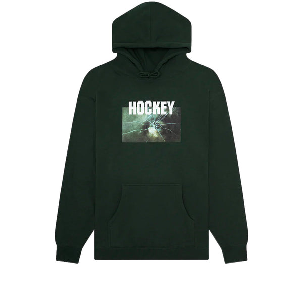 Hockey Thin Ice Hoodie Forest