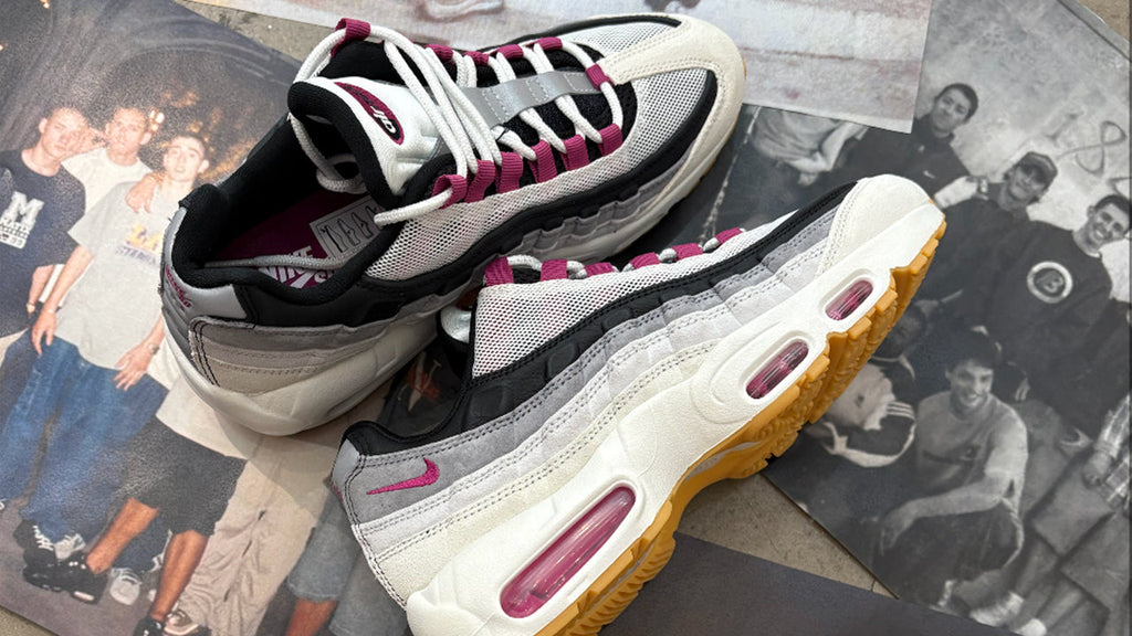 Nike SB Air Max 95 White and Cactus Flower