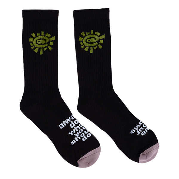 Always @ Sun Sock Black/Green