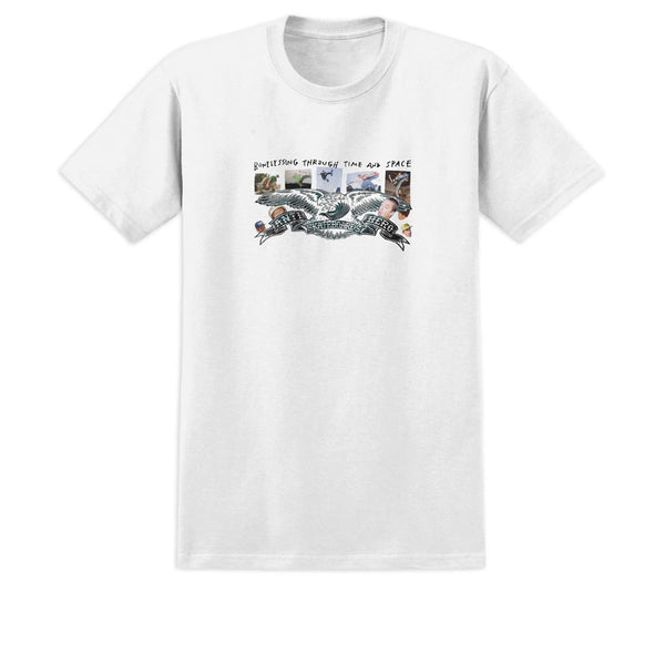 Anti Hero Boneless In Space  4.5oz Ringspun White Tee