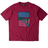 Parra Beach Parking t-shirt Raspberry