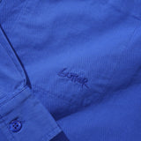 Butter Goods Abseil L/S Shirt Washed Cobalt detalle