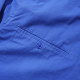 Butter Goods Abseil L/S Shirt Washed Cobalt detalle