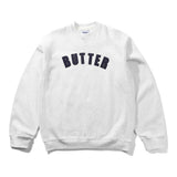 Butter Goods Arc Applique Crewneck Ash vista frontal