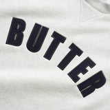 Butter Goods Arc Applique Crewneck Ash detalle