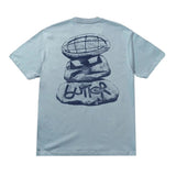 Butter Goods Boulder Terrain Tee Grey Blue vista trasera