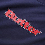 Butter Goods Outline Logo Tee Navy
