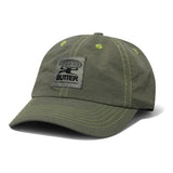 Butter Goods Overdyed Terrain 6 Panel Cap Black vista frontal