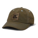 Butter Goods Overdyed Terrain 6 Panel Cap Brown vista frontal