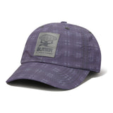 Butter Goods Plaid Terrain 6 Panel Cap Slate vista frontal