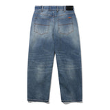 Butter Goods Relaxed Denim Jeans Distressed Blue vista trasera