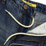 Butter Goods Relaxed Denim Jeans Distressed Blue detalle