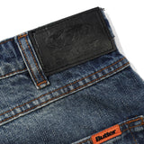 Butter Goods Relaxed Denim Jeans Distressed Blue detalle