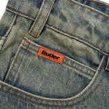 Butter Goods Santosuosso Denim Jeans Distressed Mid Blue detalle