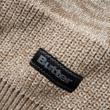Butter Goods Stripe Knit Sweater Oat Marle detalle