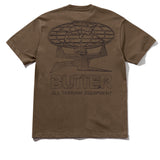 Butter Goods Terrain Tee Dark Taupe