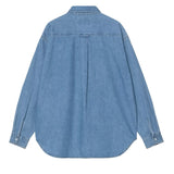 Carhartt WIP L/S Lucas Shirt Blue/Stone Washed
