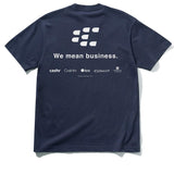 Cash Only Business Tee Navy