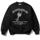 Cash Only Locksmith Crewneck Black