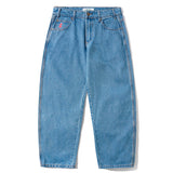 Cash Only Logo Baggy Denim Jeans Washed Indigo