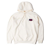 Parra Circled Script Logo Hooded Sweatshirt Off White