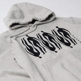 Parra Connected Guy Hooded Sweatshirt Heather Grey