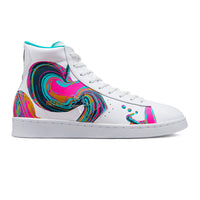 Converse Pro Leather Hi Marbled White/Pink Q.