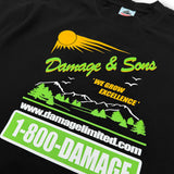 Damage Landscapers Tee Black