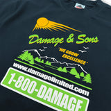 Damage Landscapers Tee Navy