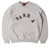 Parra Drunk Parent Crew Neck Sweatshirt Heather Grey