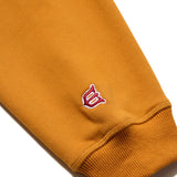 Evisen Arch Logo Patch Hoodie Mustard