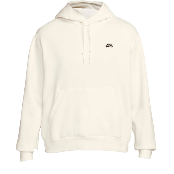 Nike SB Fleece Pullover Skate Hoodie Essential Logo Sail/Black