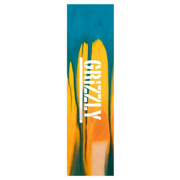 Grizzly Tie Dye Stamp Griptape Orange