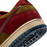 Nike SB Dunk Low Pro Dk Team Red/Burg. Crush/Olive Flk