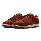 Nike SB Dunk Low Pro Dk Team Red/Burg. Crush/Olive Flk