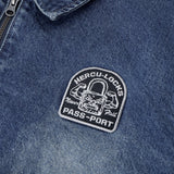 Pass-Port Hercu-Locks Recycled Denim Freight Jacket Washed Dark Indigo