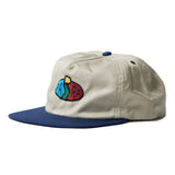 Parra Legs Logo 5 Panel Hat Off White