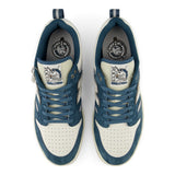 New Balance 480 FCS x Focus Blue/White vista cenital del par