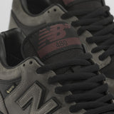 New Balance 480 GTX Charcoal/Black detalle lengüeta y logo GORE-TEX