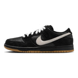 Nike SB Dunk Low Pro Black/White-Black vista lateral exterior