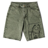 Parra Protect The Sun Shorts Green