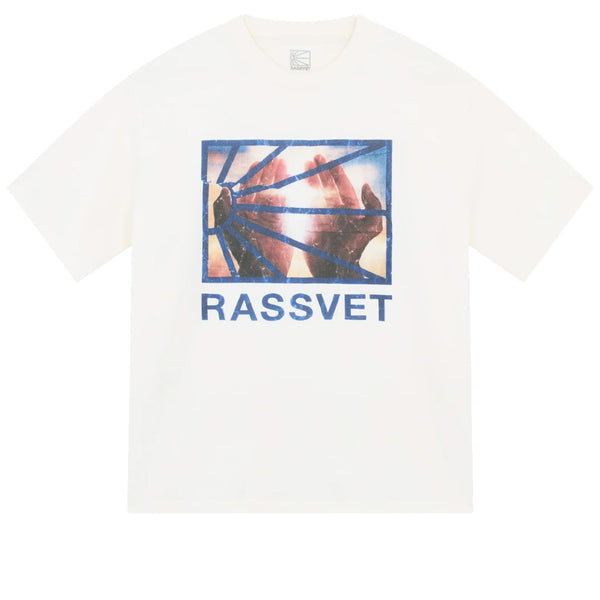 Rassvet Hands Logo Tee Off White