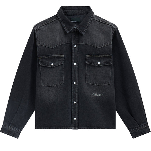 Rassvet Washed LS Denim Shirt Black