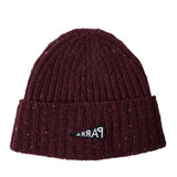 Parra Reversed Flag Beanie Dark Burgundy