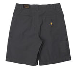 Pass~Port Ripstop Double Knee Diggers Club Short Dark Charcoal