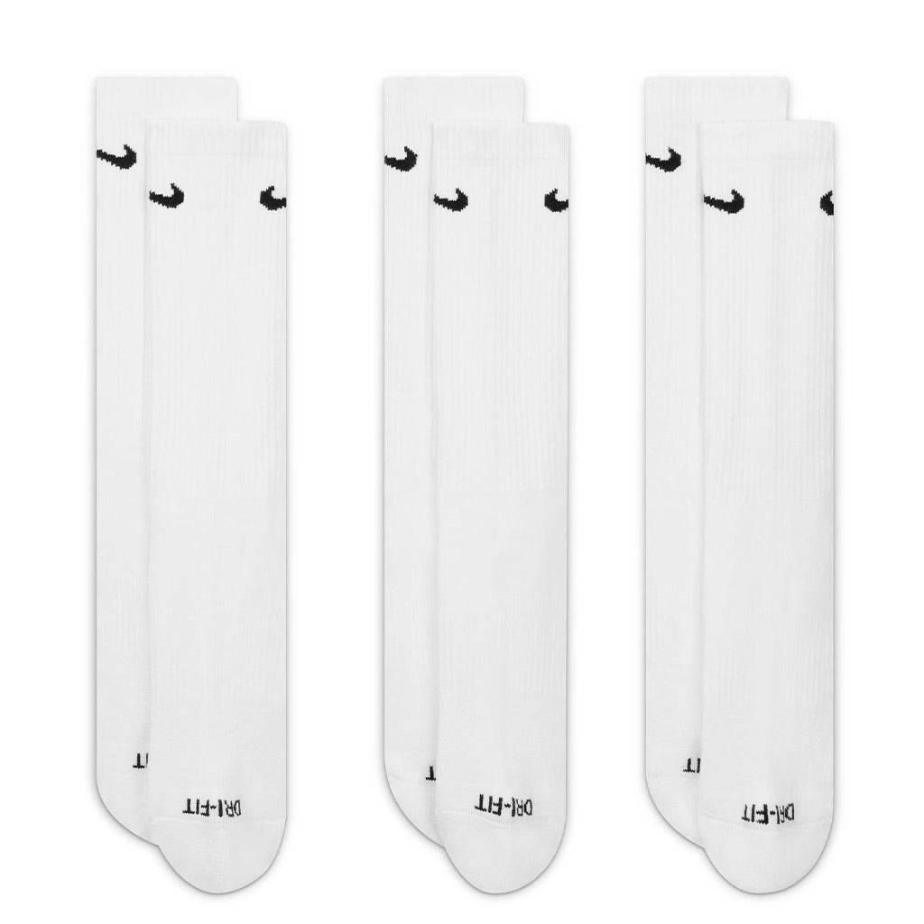 nike vapor crew socks white