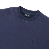 Pass-Port Solid Workers Sweater Washed Navy