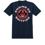 Spitfire Engine 29 Tee Navy