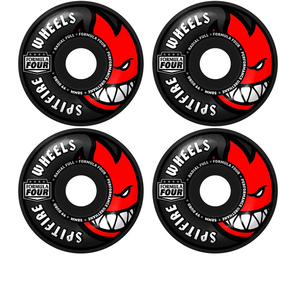 Spitfire F4 99 Radial Full 58mm (Black) – Welcome Skateshop | Madrid