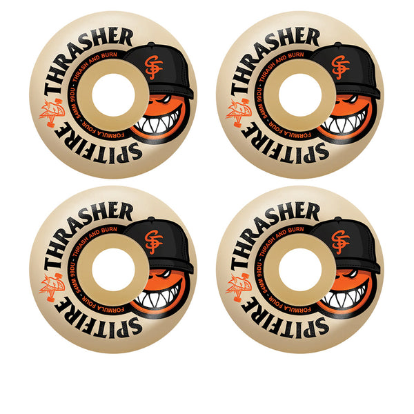 Spitfire x Thrasher City F4 Radial Full 99Du 54mm